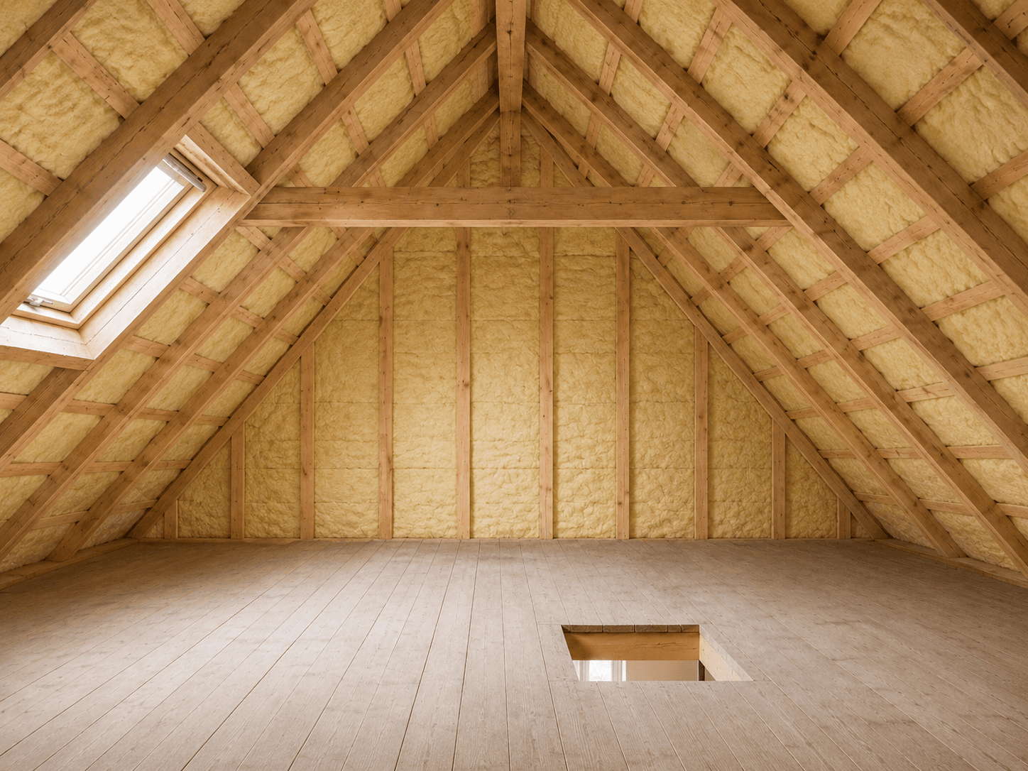 Combles après isolation — performance thermique améliorée